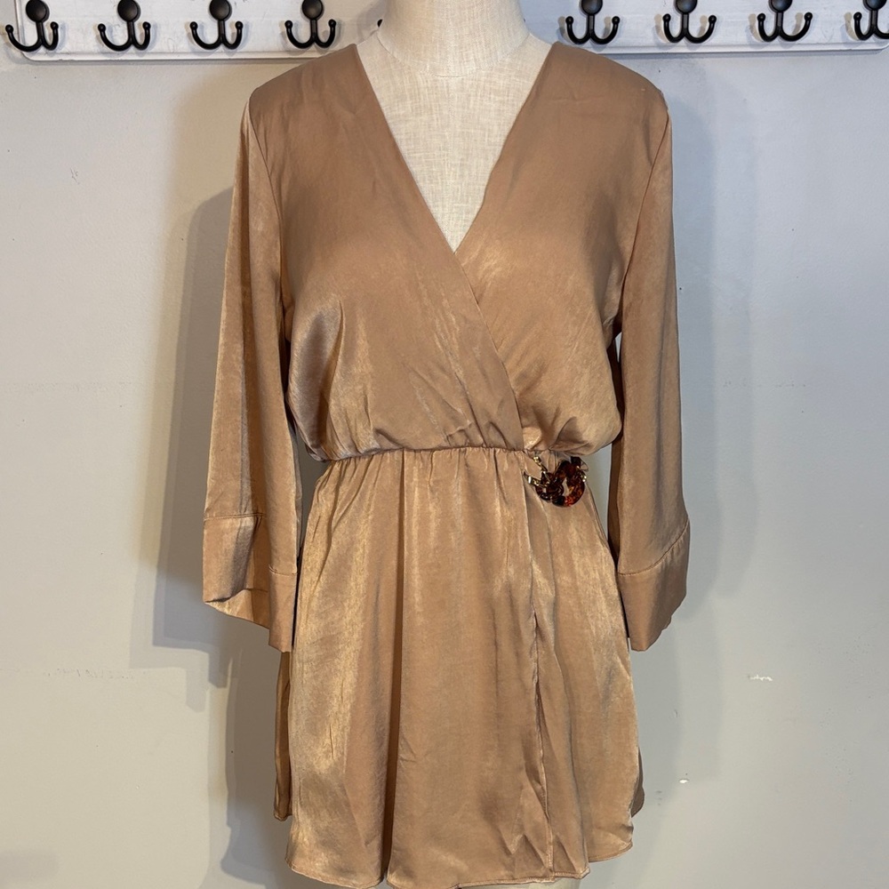Zara Satin Romper NWT size xs